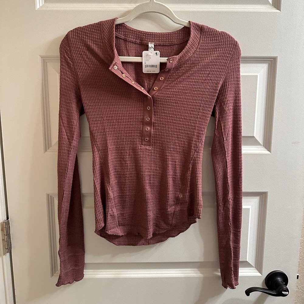 NWT Free People Henley Shirt